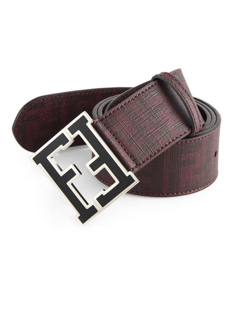 purple fendi belt|authentic fendi belt.